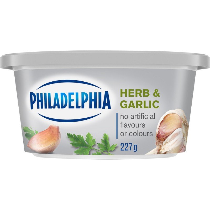 Kraft Philadelphia Cream Cheese Herb & Garlic 227 g