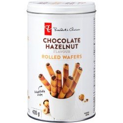 PC Chocolate Hazelnut Flavoured Rolled Wafers 400 g