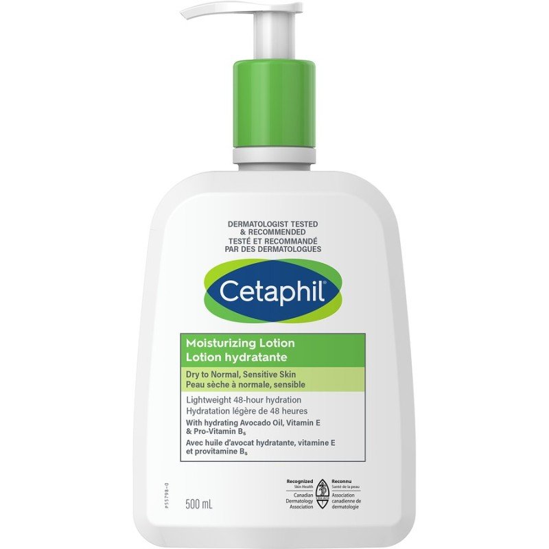 Cetaphil Moisturizing Lotion Dry to Normal Sensitive Skin 500 ml