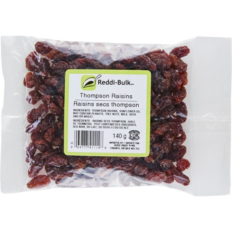 Reddi-Bulk Thompson Raisins 140 g