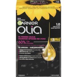 Garnier Olia Hair Colour 1.0 Black No Ammonia each