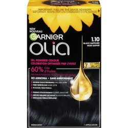 Garnier Olia Hair Colour 1.10 Black Sapphire No Ammonia each