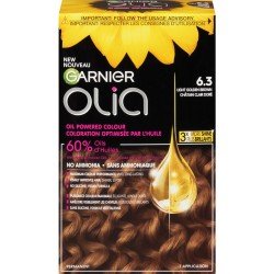 Garnier Olia Hair Colour 6.3 Light Golden Brown No Ammonia each