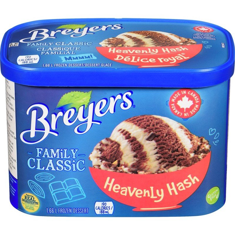 Breyers Classic Ice Cream Heavenly Hash 1.66 L