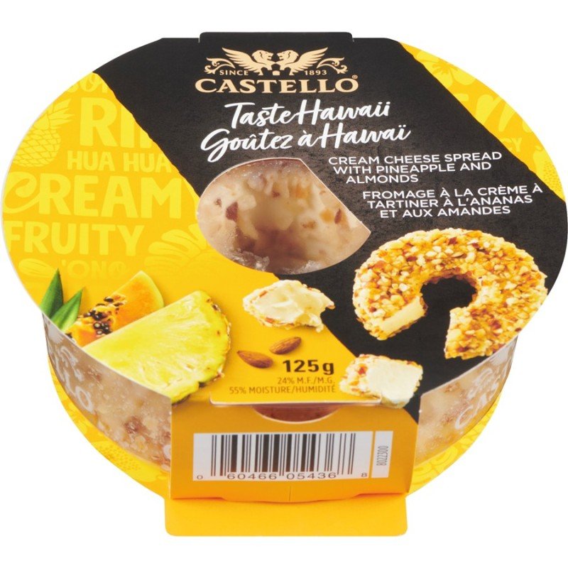 Castello Taste Hawaii Pineapple Cream Cheese Spread 125 g