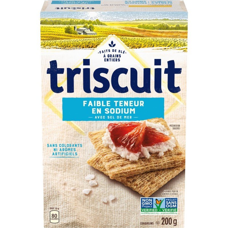 Christie Triscuit Low Sodium Crackers 200 g