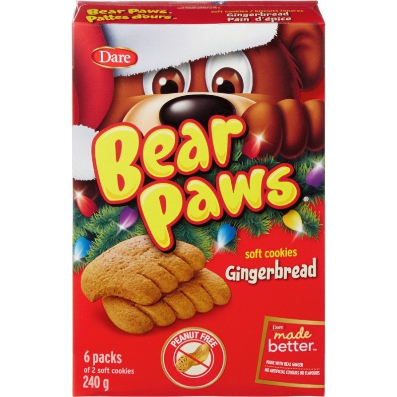 Dare Bear Paws Gingerbread 240 g