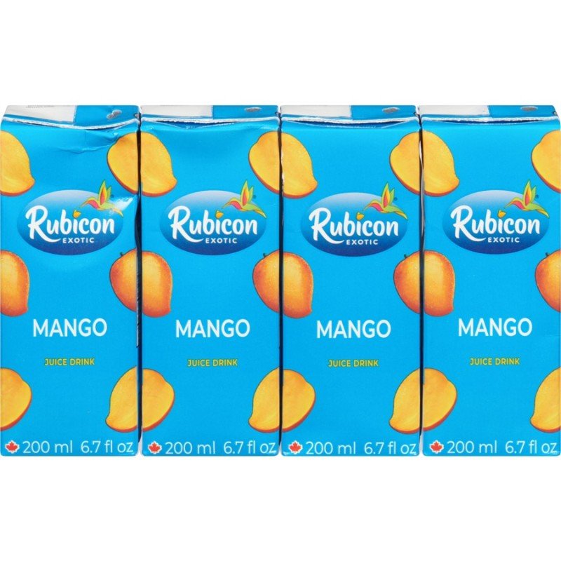 Rubicon Mango Drink 4 x 200 ml
