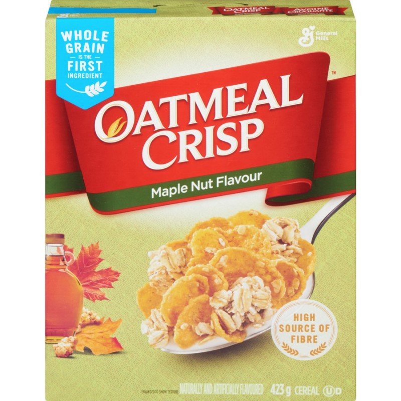 General Mills Oatmeal Crisp Cereal Maple Nut 423 g