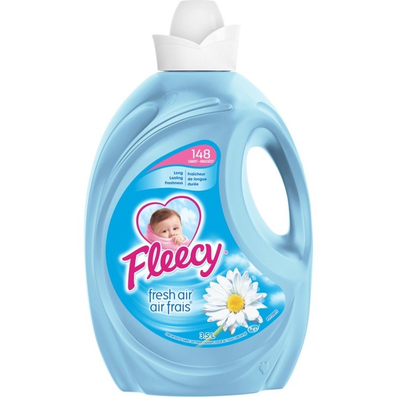 Fleecy Liquid Fabric Softener Fresh Air 148 Loads 3.5 L