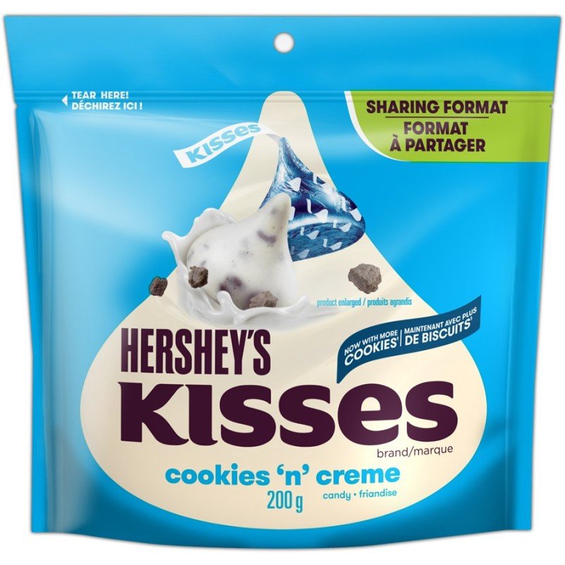 Hershey Kisses Cookies 'n Creme 200 g