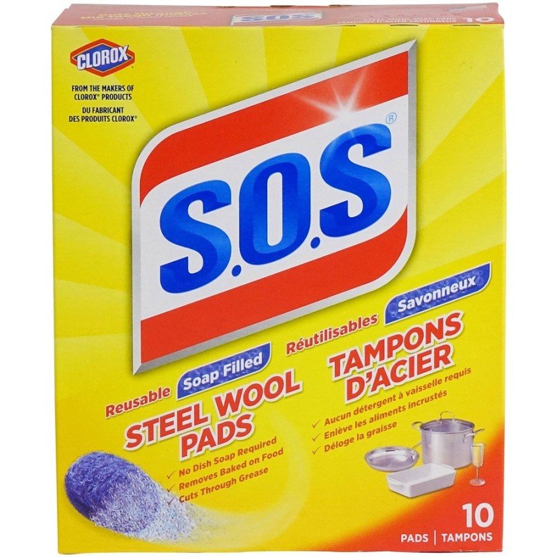 SOS Scouring Pads 10's