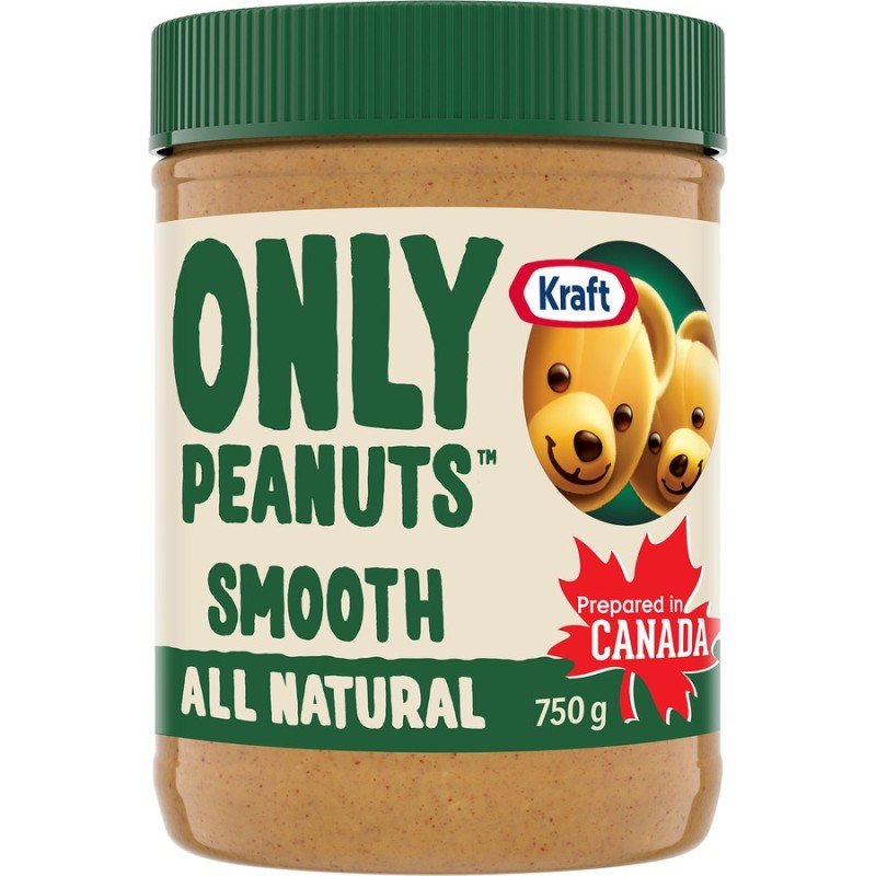 Kraft Only Peanuts Smooth Peanut Butter 750 g