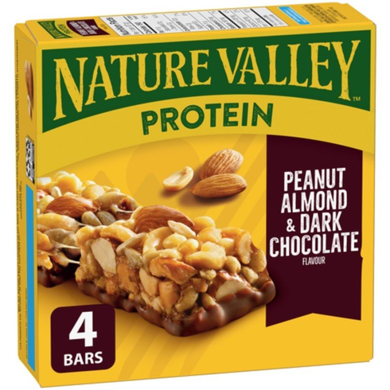 Nature Valley Chewy Protein Bar Peanut Almond & Dark Chocolate 4’s 148 g