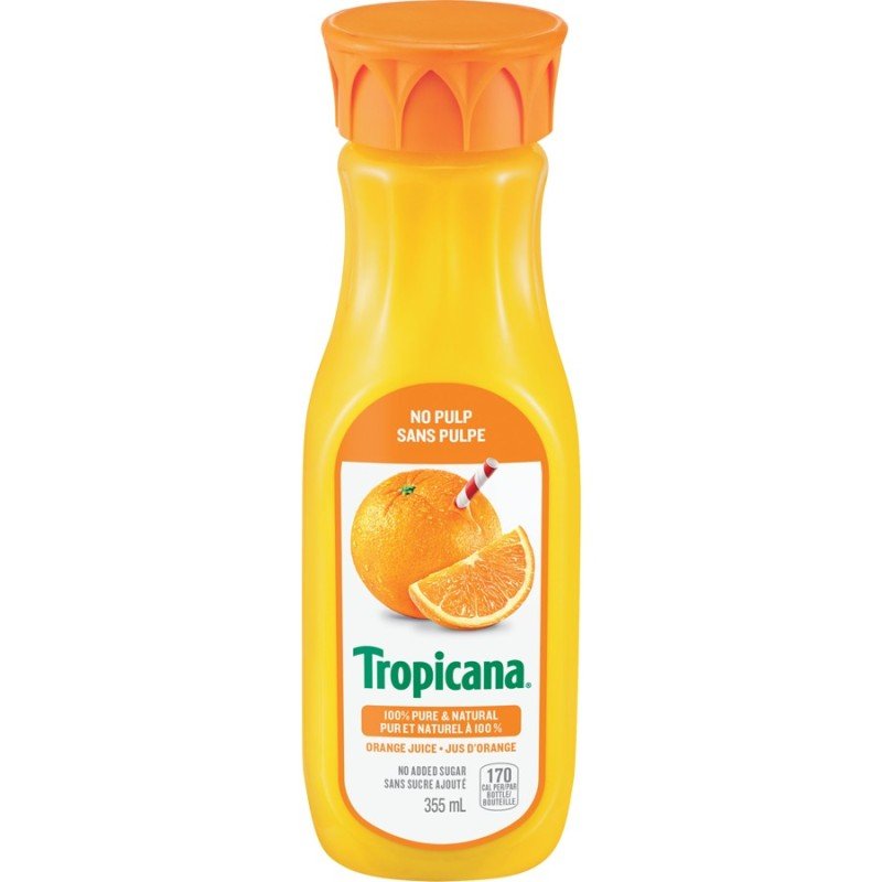 Tropicana Orange Juice Original No Pulp 355 ml
