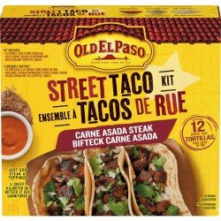 Old El Paso Street Taco Kit Carne Asada Steak 12’s 320 g