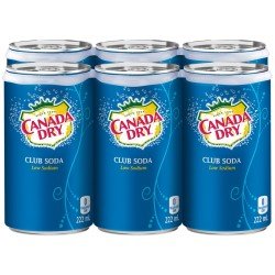 Canada Dry Club Soda 6 x 222 ml