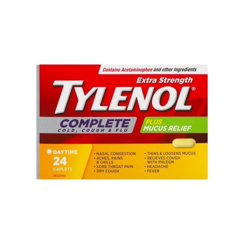 Tylenol Extra Strength Complete Cold Cough & Flu 20's