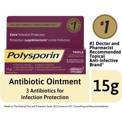 Polysporin Triple 3 Antibiotics Ointment 15 g