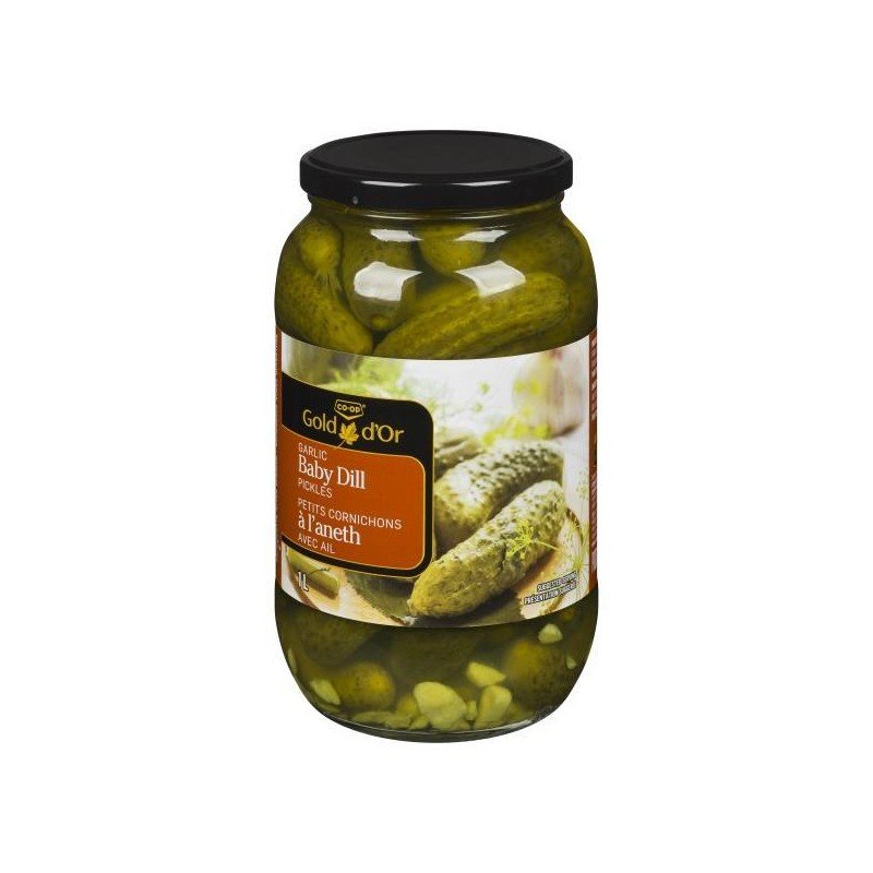 Co-op Gold Baby Dill Pickles with Garlic 1 L