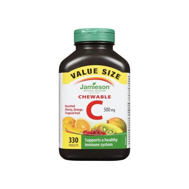 Jamieson Vitamin C Mixed Flavours 500 mg Value Pack 330's
