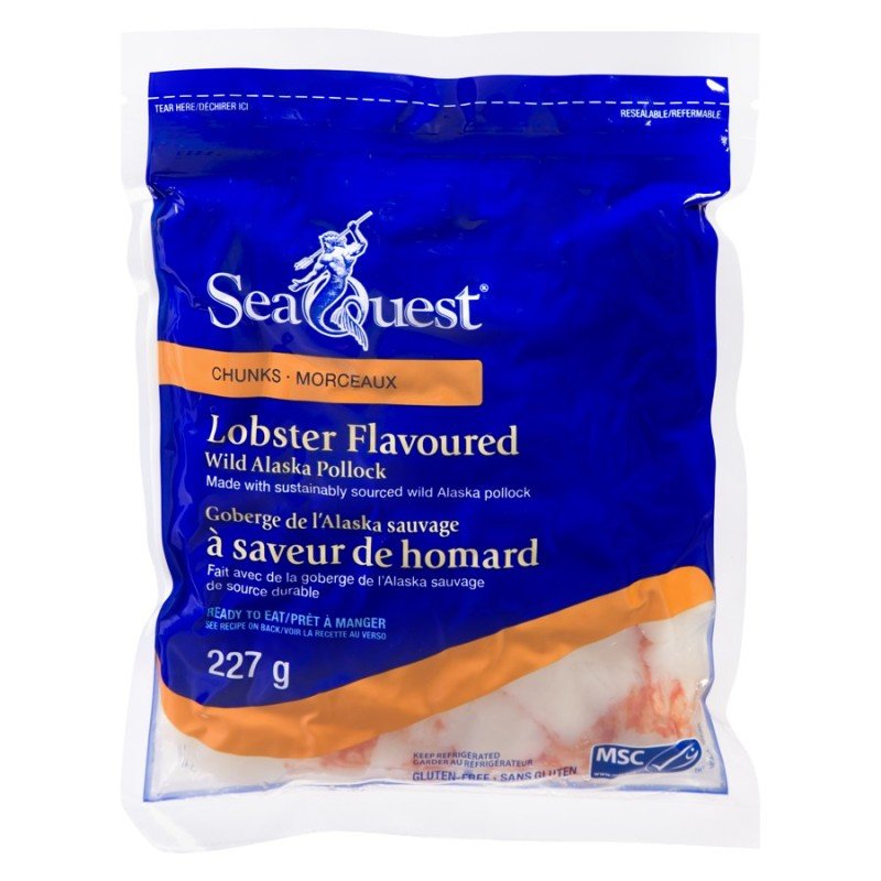 SeaQuest Pollock Lobster Flavoured Chunks 227 g