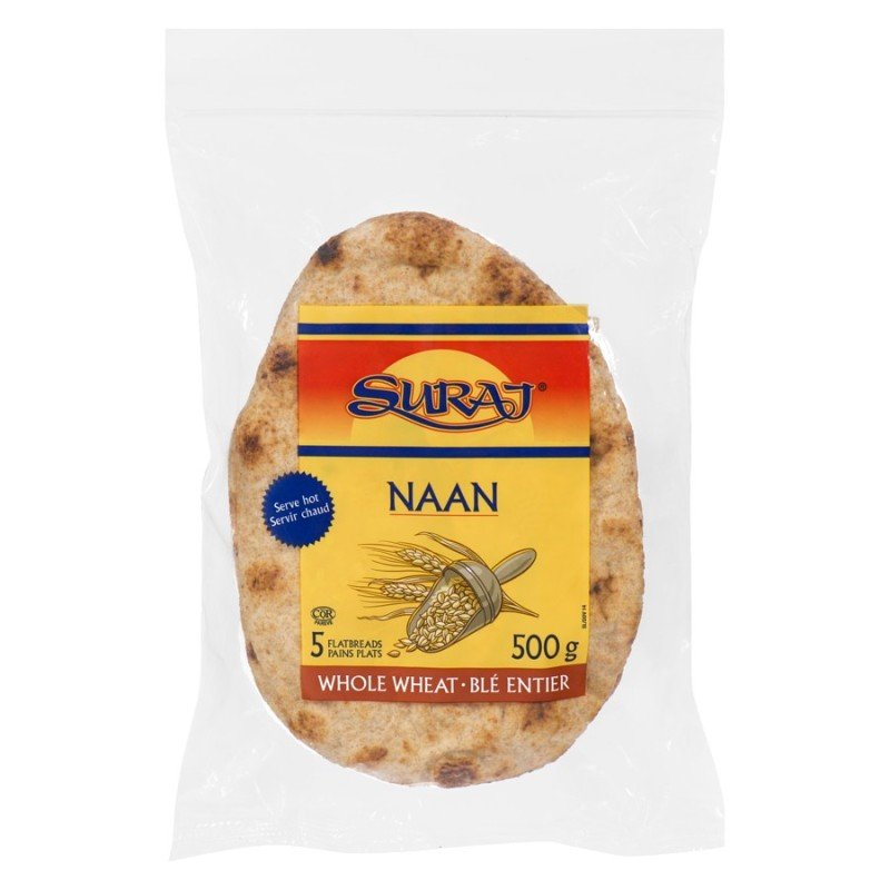 Suraj Whole Wheat Naan 500 g
