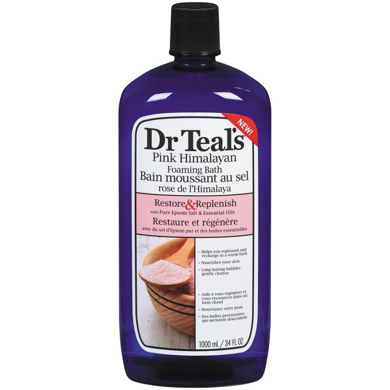 Dr. Teal’s Pink Himalayan Foaming Bath Restore & Replenish1 L