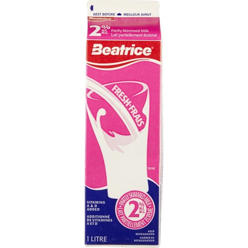 Beatrice 2% Milk 1 L