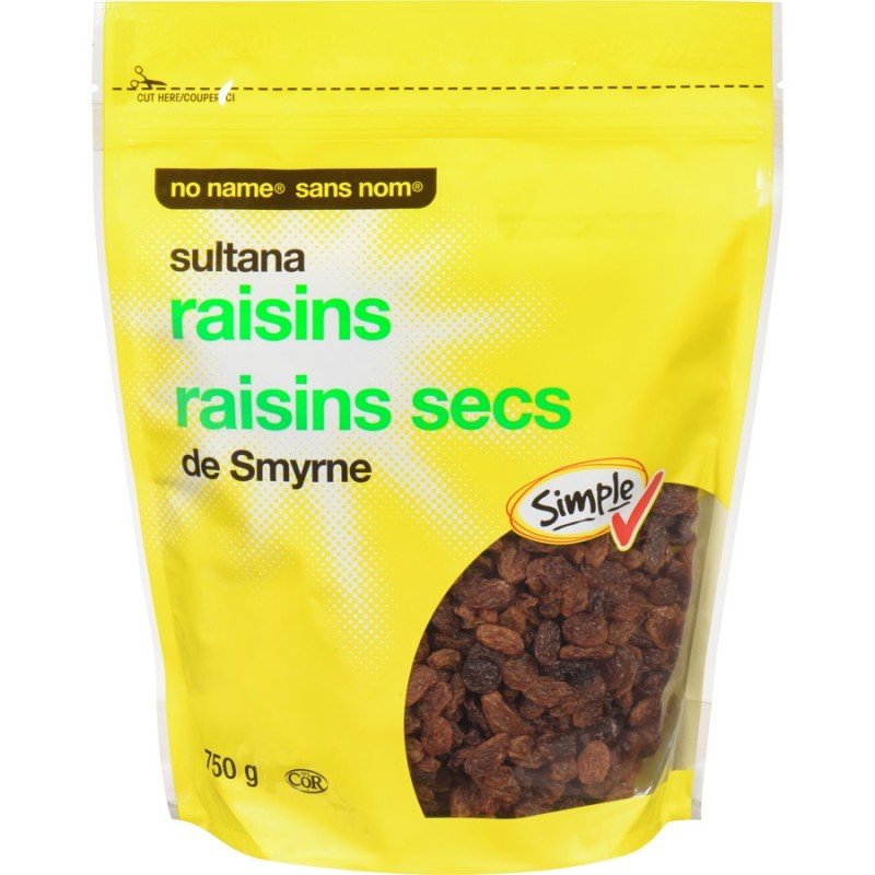 No Name Sultana Raisins 750 g