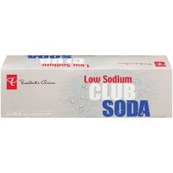 PC Low Sodium Club Soda 12 x 355 ml