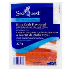 SeaQuest Pollock King Crab Flavored Leg Style 227 g