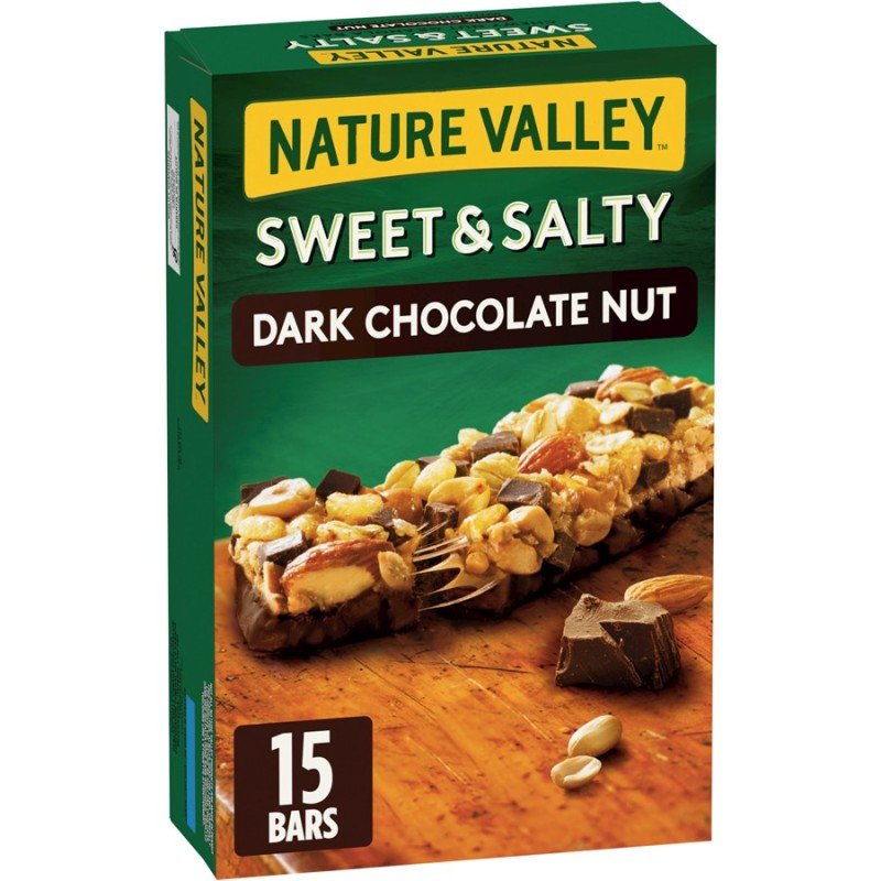 Nature Valley Sweet & Salty Dark Chocolate Nut Chewy Granola Bars 15's
