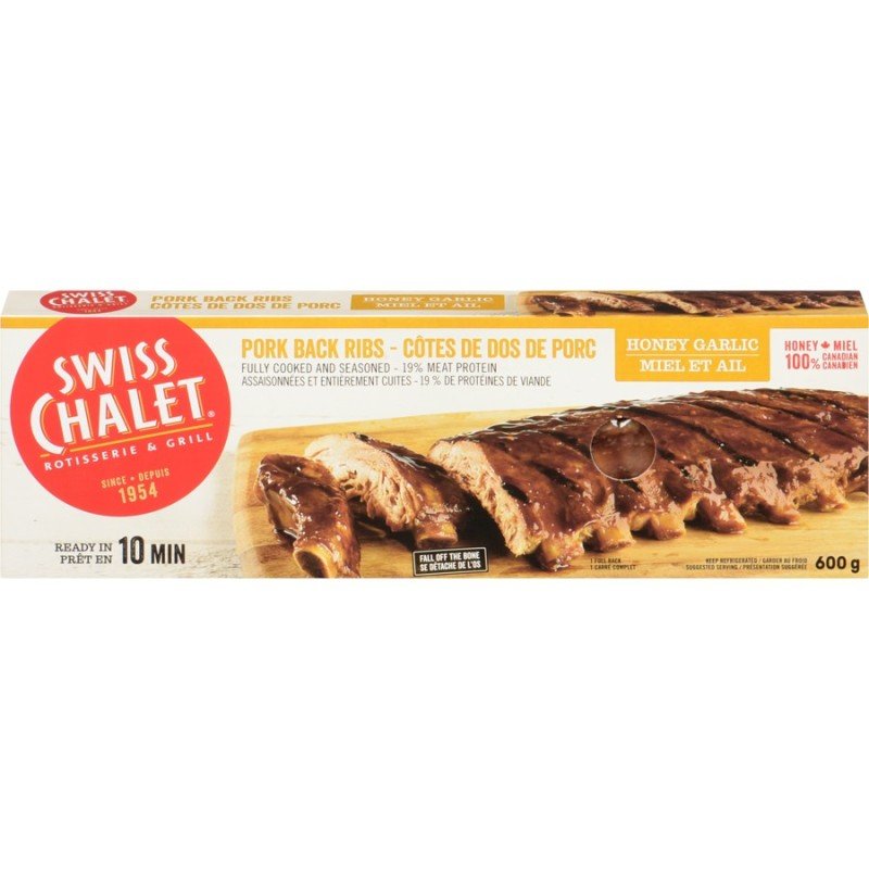 Swiss Chalet Honey Garlic Pork Back Ribs 600 g