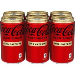 Coca-Cola Zero Sugar Zero Caffeine Mini 6 x 222 ml