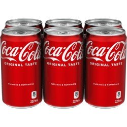 Coca-Cola Classic 6 x 222 ml