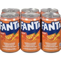 Fanta Orange 6 x 222 ml