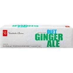 PC Diet Ginger Ale 12 x 355 ml