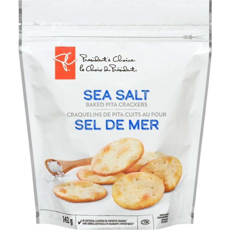 PC Pita Crackers Sea Salt 142 g