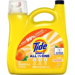 Tide Simply All In One Liquid Laundry Detergent Orange Blossom 74 Loads