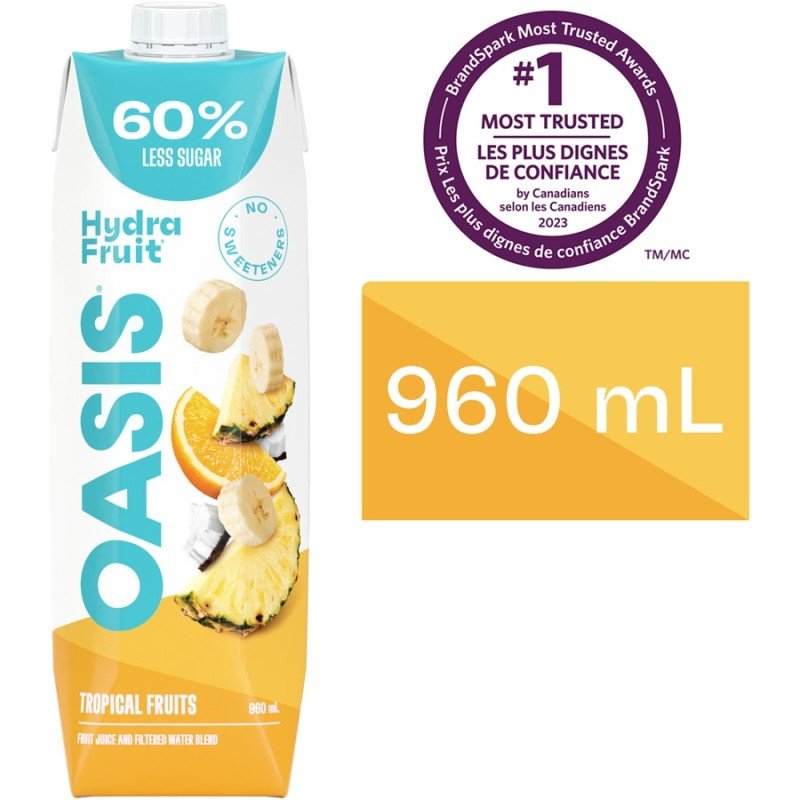 Oasis Hydra Fruit Tropical Fruits Juice 960 ml