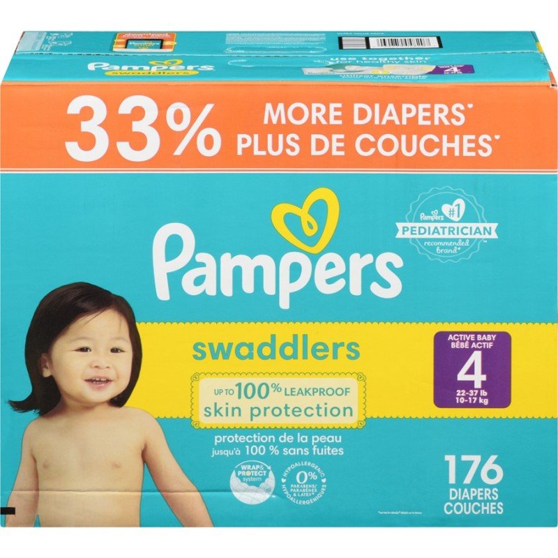 Pampers Swaddlers Ultra Value Pack Size 4 176’s