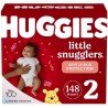 Huggies Little Snugglers Gentle Skin Diapers Huge Value Pack Size 2 148's