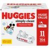 Huggies Simply Clean Fragrance Free Wipes 11’s 704's