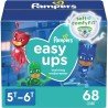 Pampers Easy Ups Training Underwear Boys 5T-6T 68's