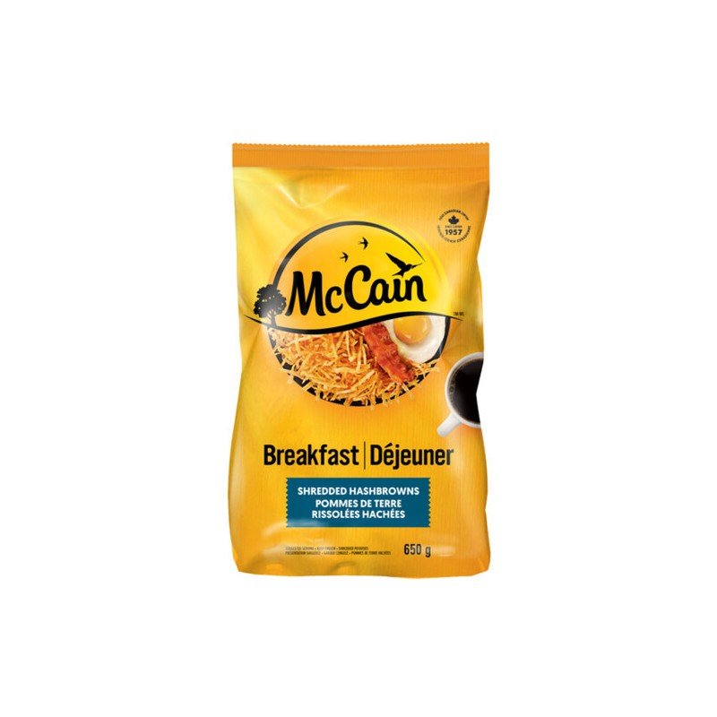 McCain Breakfast Shredded Hashbrowns 650 g