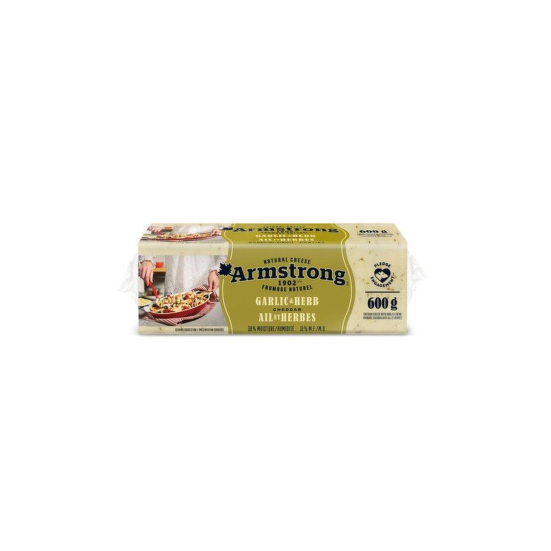 Armstrong Garlic & Herb Cheese 600 g