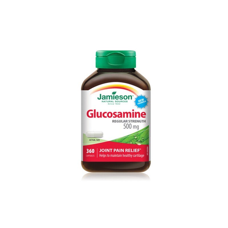 Jamieson Glucosamine Regular Strength 500 mg Caplets 300+60's
