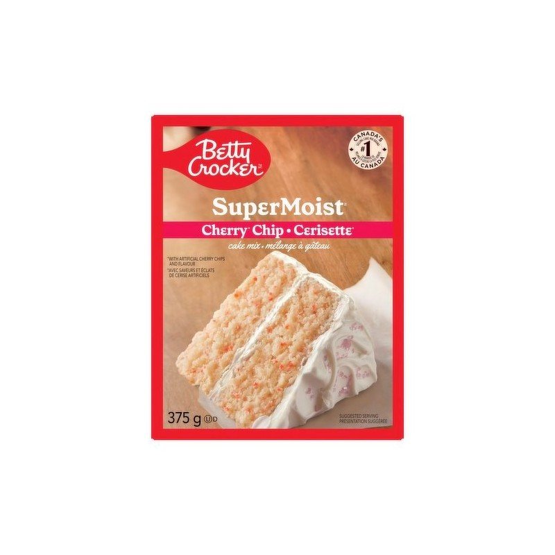 Betty Crocker Super Moist Cake Mix Cherry Chip 375 g