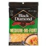 Black Diamond Medium Cheddar Shreds 320 g